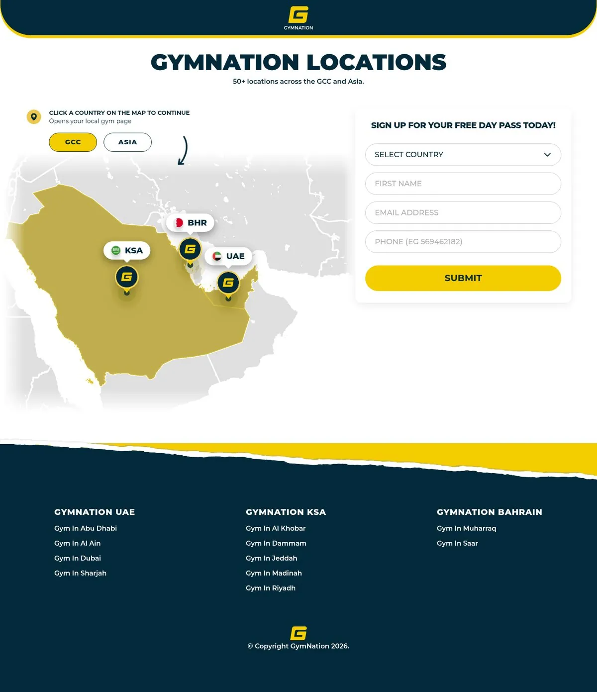 GymNation — A map that answers 'gym near me' instantly
