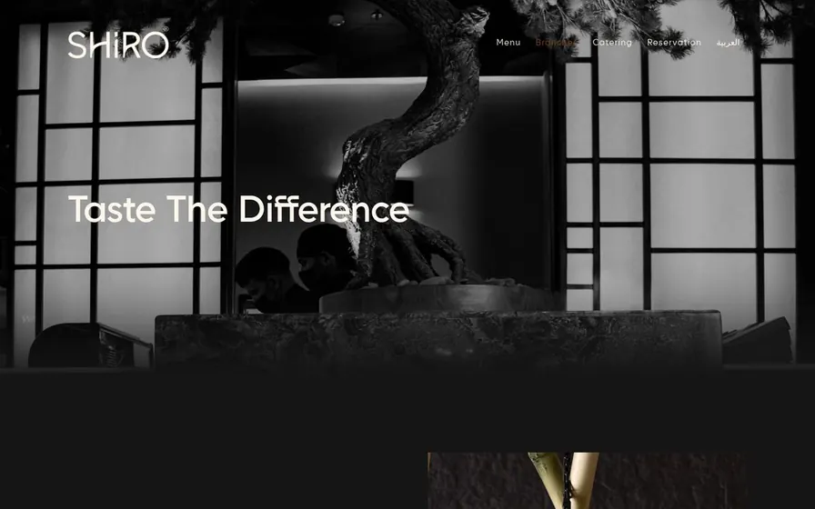 Shiro website screenshot